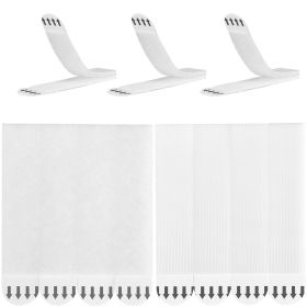 Picture Hanging Strips, 34 Pairs, Large Picture Hangers with Removable Adhesive, Hook & Loop Strips
