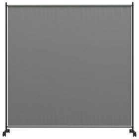 Outdoor Room Divider with Castor Wheels, Rolling Privacy Screen for Patio Backyard Pool Hot Tub, 6ft Tall
